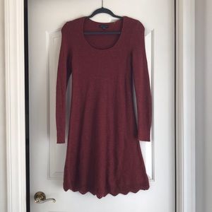 Long sleeve mini dress